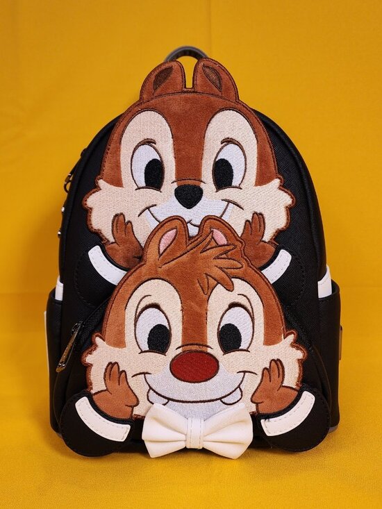 Loungefly Disney Chip N\' Dale Two Chips & A Miss Figural Mini Backpack NEW main image 4